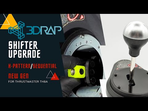 3DRAP SHIFTER UPGRADE H-PATTERN / SEQUENTIAL FOR THRUSTMASTER TH8A