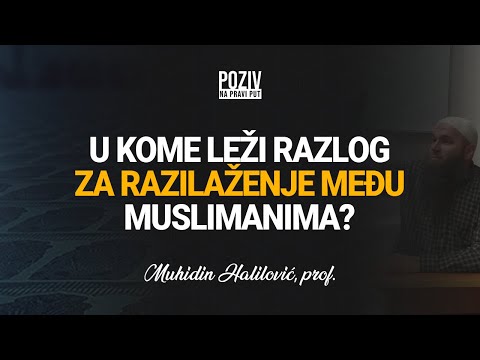 U KOME LEŽI RAZLOG ZA RAZILAŽENJE MEĐU MUSLIMANIMA - Muhidin Halilović, prof. ᴴᴰ┇Poziv na pravi put