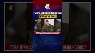 Polonya Genelkurmay Başkanı'ndan Türkiye'ye övgü: Türkiye'nin askeri başarıları 