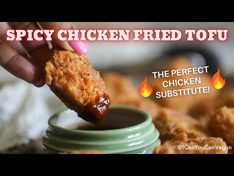 SPICY CHICKEN FRIED TOFU!🔥