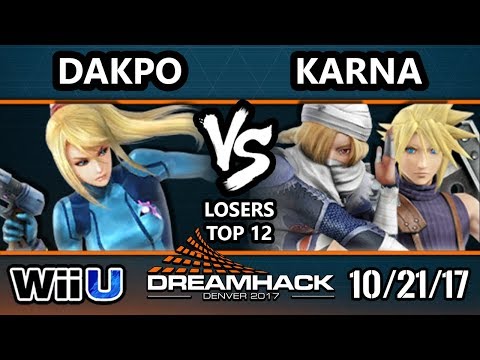 DHDEN17 Smash 4 - FX | Dakpo (ZSS) Vs. FX | Karna (Sheik, Cloud) - Wii U Singles LT12