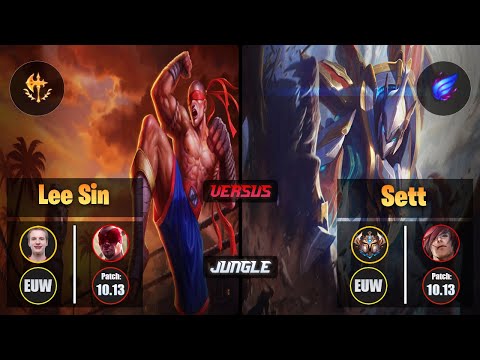 Jankos LEE SIN (Jungle) [Conqueror] VS SETT - Challenger EUW Patch 10.13