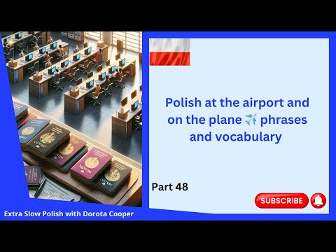 Polish at the airport tickets, and baggage ✈️ phrases and words - At the airport Polish. Part 48