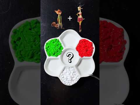 Zootopia 2 color mixing （Part 10) #zootopia2 #colormixing