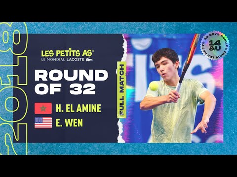 Les Petits As 2018 | Boys Round of 32 | Hamza El Amine vs. Evan Wen