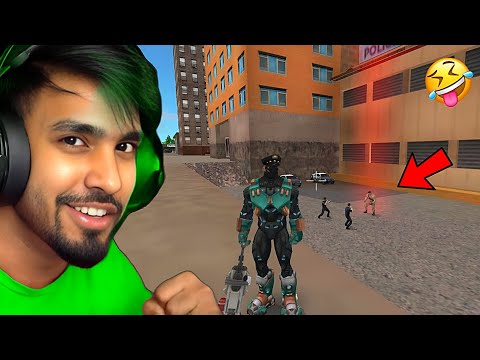 Rope Hero Vice Town / Police Station Officer vs  Vice City Don Army officer