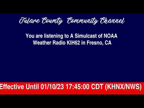 Tornado Event in Tulare County, CA on 1/10/23