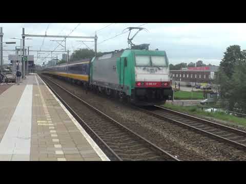 Doorkomst Traxx 186 214 ICRM 16505 Traxx 186 217 Station Utrecht Zuilen