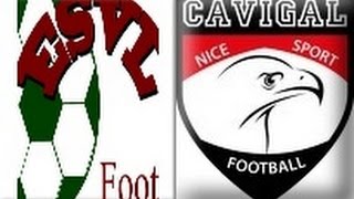 preview picture of video 'Match de football du championnat U15 Excellence ES Villeneuve Loubet / Cavigal Nice 27/09/2014'