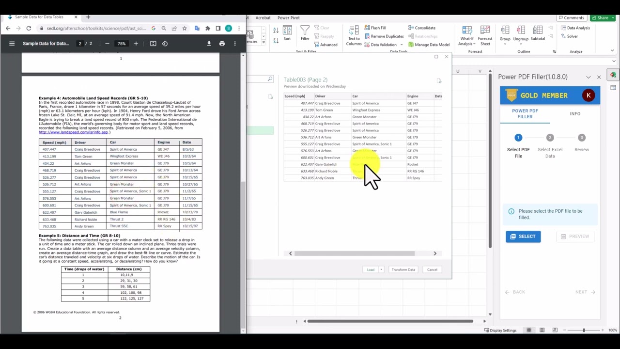 Extract Data Tables from PDF to Excel — Quick Tutorial