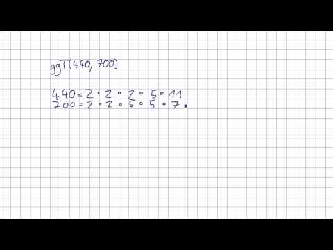 Mathematik für Informatik Studenten 48 - Algebraische Grundstrukturen : ggT