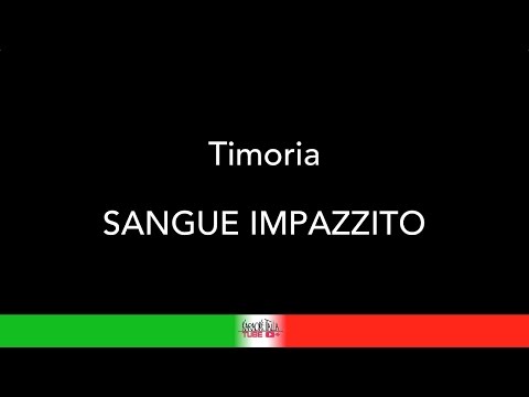 TIMORIA - SANGUE IMPAZZITO - KARAOKE - KARAOKE ITALIA TUBE - TESTO