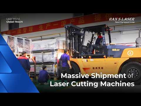 Massive Laser Cutting Machine Shipment in Action | Inside Han’s Laser Factory