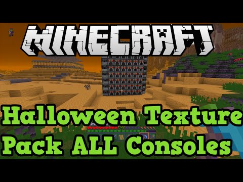 ibxtoycat - Minecraft PS4 + PS3 + Xbox: Halloween texture Pack Review Showcase