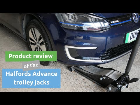 Review of the Halfords Advance low profile trolley jacks