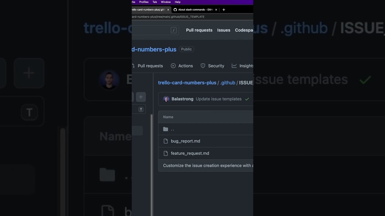 GitHub / Slash Commands / Part 3