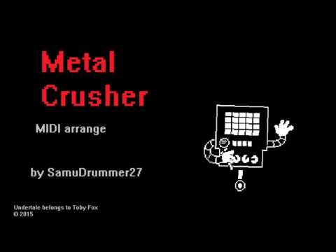 Undertale - Metal Crusher MIDI arrange by SamuDrummer27 Video