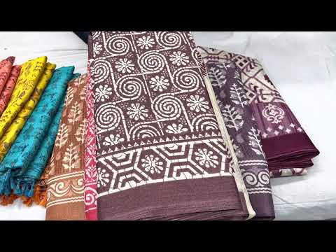 Daily Wear Printed Handloom Silk Saree Collection