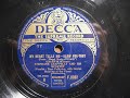 My Heart Tells Me.  Stéphane Grappelly and his Quartet.  Decca 78 rpm Record.