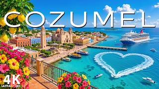 Cozumel, Mexico 4K UHD 🇲🇽 Stunning Beaches, Exotic Marine Life & Peaceful Island Views