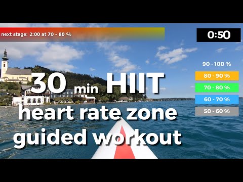(19.01) 30 minute indoor rower workout - interval training HIIT  - moderate (1.1)
