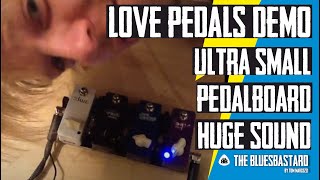 Video thumbnail for LOVE PEDALS DEMO | Echo Baby | Babyface Tremolo | Pickle Vibe | Amp 50 | SMALLEST PEDALBOARD by Tom Marcozzi BLUES GUITAR