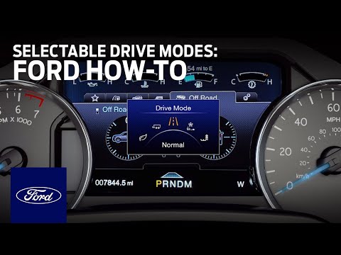 Part of a video titled How to Use Selectable Drive Modes | Ford How-To - YouTube