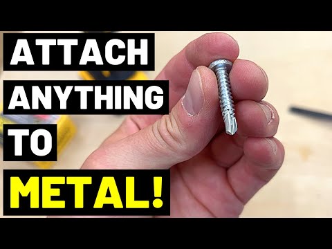These Screws CAN DRILL STRAIGHT INTO METAL! (Self-Drilling Screws...Fasten Anything To Metal!)