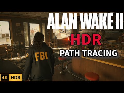 Alan Wake 2 Gameplay 4K | HDR | Alan Wake 2 - Max Settings | Alan Wake 2 PC Gameplay | PC HDR