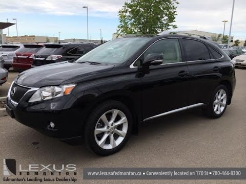 Lexus Certified Pre Owned Black on Parchment 2011 RX 350 AWD Walk Around Review - Barrhead, Alberta