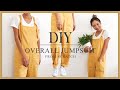 DIY Overall jumpsuit from scratch - Step by step tutorial