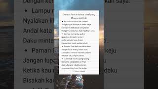 Download lagu Contoh Pantun Minta Maaf yang Menyentuh Hati. #shortvideo #short mp3