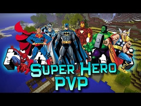 Minecraft: Super Hero PVP! Mini-Game w/Mitch & Friends!