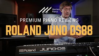 Video thumbnail for 🎹Roland Juno DS88 Synthesizer Review & Demo - Portable, 1000+ Sounds, Phrase Pads🎹 by Merriam Music