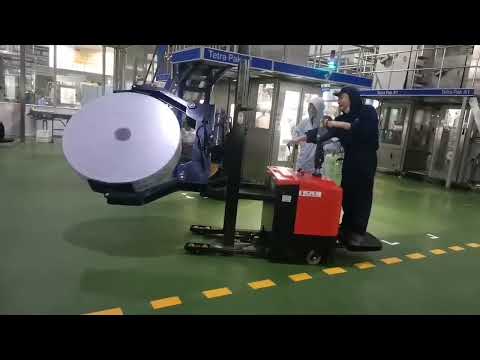 Huize Lift Machines Onsite: Tetra Pak Reel Battery Lifter and Rotator 2023