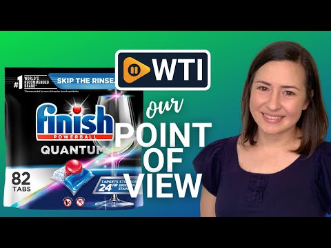 Finish - Quantum - 82ct - Dishwasher Detergent - Powerball - Ultimate Clean & Shine - Dishwashing Tablets - Dish Tabs (Packaging May Vary) - WTI product video review