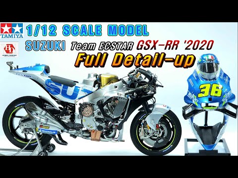 1/12 SCALE MODEL - TAMIYA Team SUZUKI ECSTAR GSX-RR '2020 - Full detail up