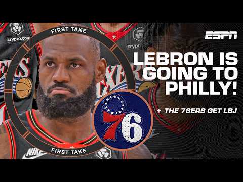 BREAKING NEWS: LeBron James signs with the Philadelphia 76ers! | First Take