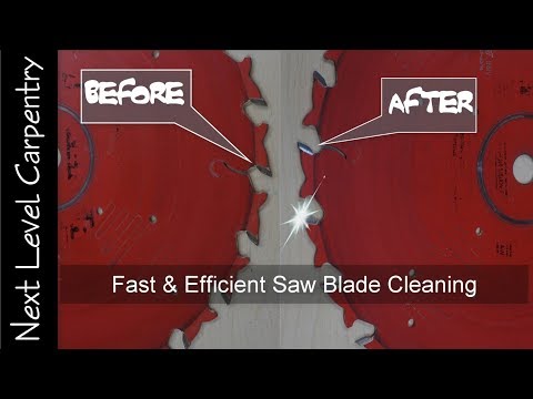 Fast and Efficient Saw Blade Cleaning