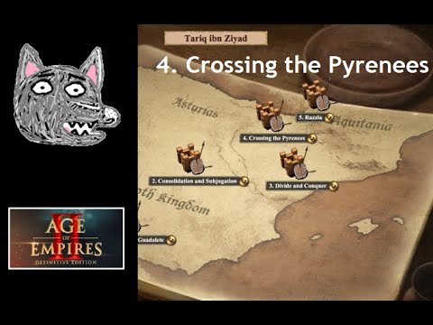 Age of Empires 2: DE Campaigns | Tariq ibn Ziyad | 4. Crossing the Pyrenees