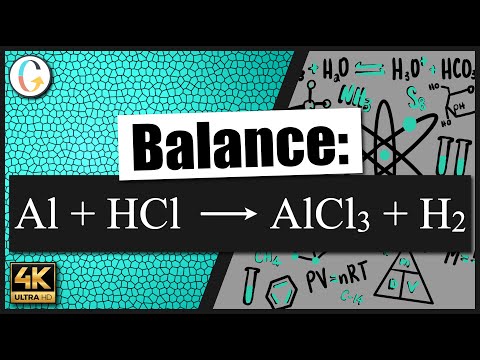 How to balance Al + HCl → AlCl3 + H2