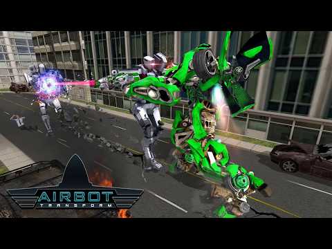 Futuristic Air Robot Transformation Game