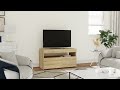 Mobili Porta TV con Luci LED 2 pz Rovere Sonoma 75x35x40 cm - Foto miniatura 1