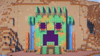 Minecraft: How to build Ancient Nether Portal - Tutorial