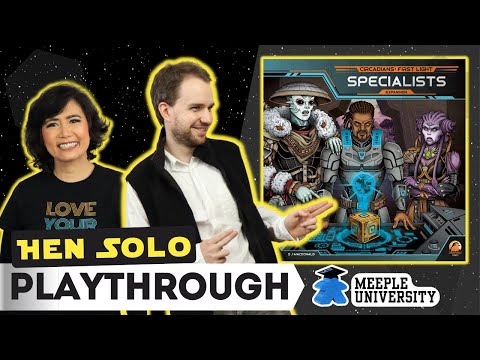 Circadians First Light : Specialists Expansion - Hen Solo Playthrough Board Game