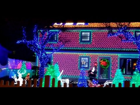 Crazy Christmas Light Display from the Great Christmas Light Fight