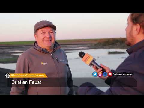 Cristian Faust, responsable de establecimiento agrícola La Domi en La Paz, Entre Ríos
