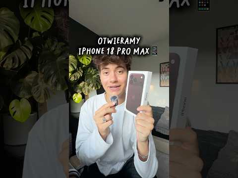 OTWIERAMY IPHONE 18 PRO MAX😱📱