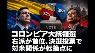 【国際 政治】コロンビア大統領選 右派が首位、決選投票で対米関係が転換点に
