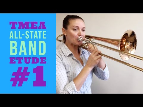 TMEA 2020-2021 ALL-STATE TENOR TROMBONE ETUDE #1 // Voxman pg. 7 // Belcke Eb Major
